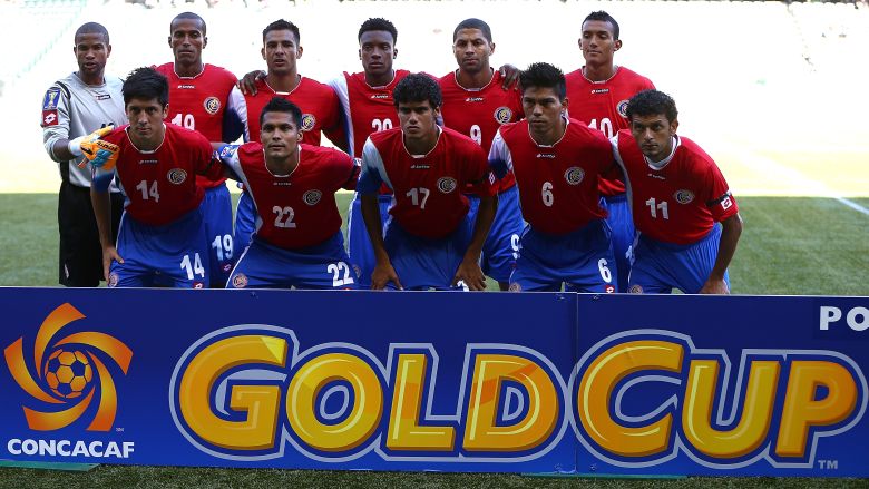 La selección de Costa Rica. (Getty)