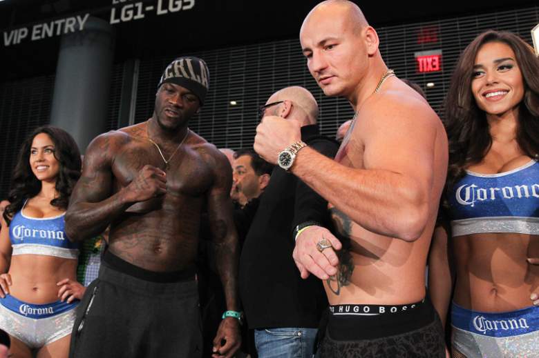 Deontay Wilder vs. Artur Szpilka pesos, Deontay Wilder vs. Artur Szpilka fotos Deontay Wilder vs. Artur Szpilka pesaje