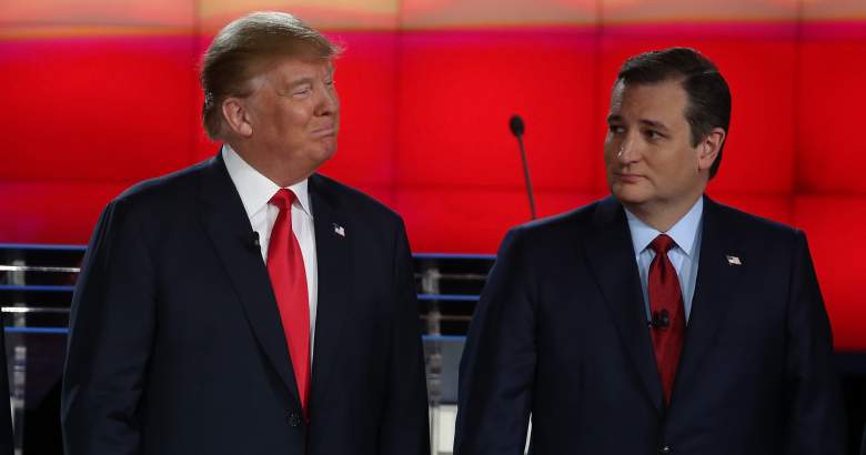 Donald Trump y Ted Cruz, visto aqu&iacute; en Las Vegas, estan ganando de las polls del Partido Republicano. (Getty)