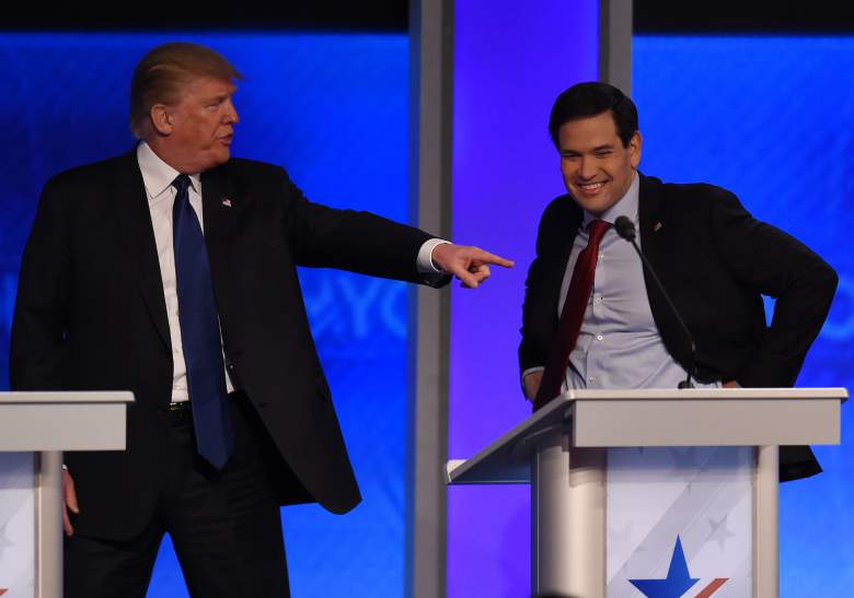 Marco Rubio y Donald Trump, GOP horario de debate, debate del Partido Republicano sábado siguiente debate del Partido Republicano, debate del Partido Republicano de Carolina del Sur, south carolina debate