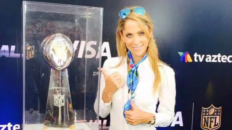 Super Bowl, Ines Sainz, periodista mexicana rubia