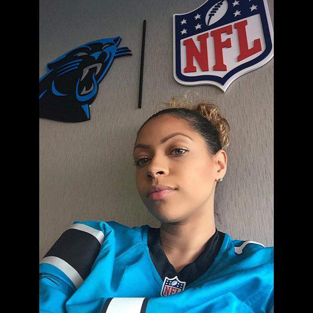 Kia Proctor, la novia de Cam Newton. (Instagram)