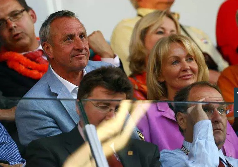 Johan Cruyff hijos, Johan Cruyff esposa