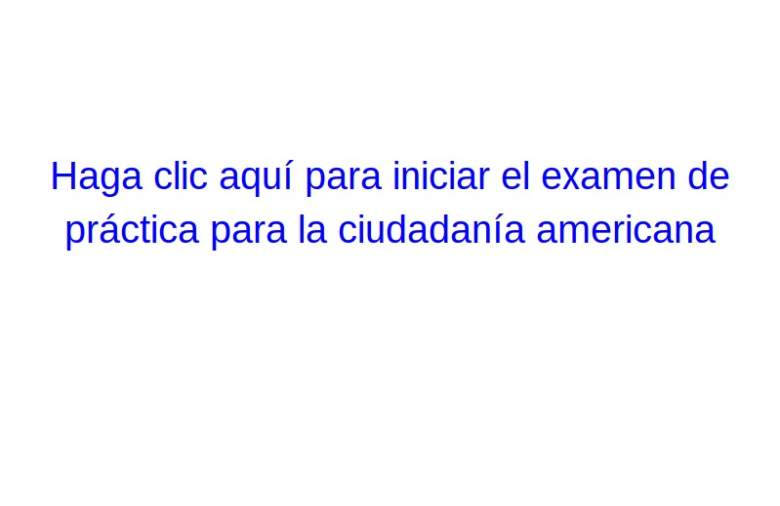 practica para Examen de Ciudadanía Americana, preguntas de Examen de Ciudadanía Americana,