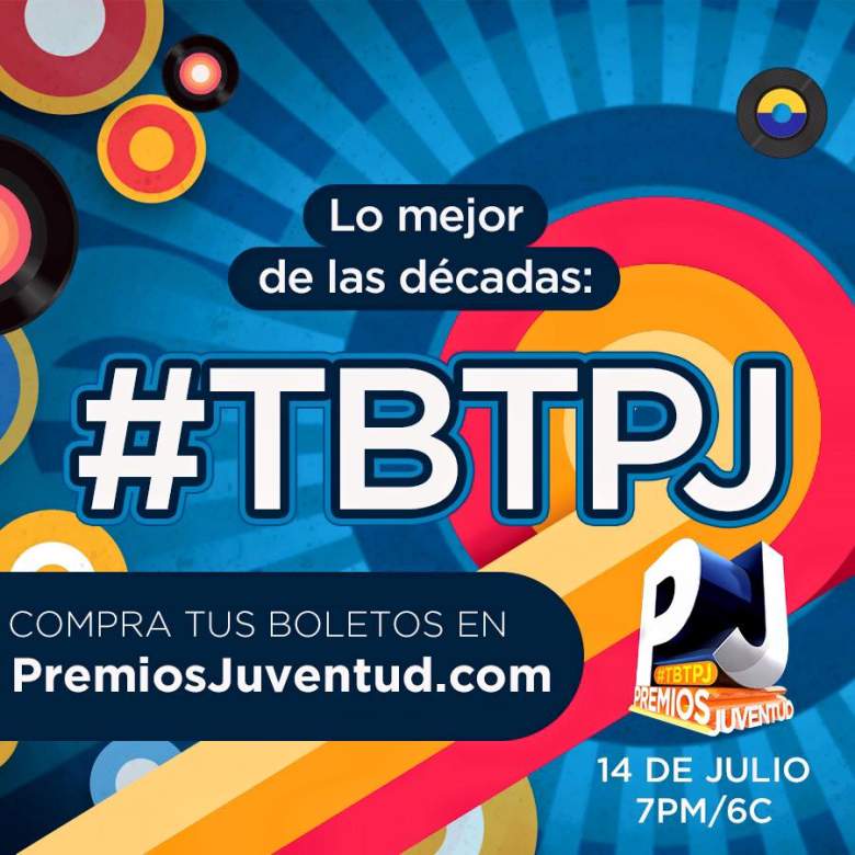 Premios Juventud celebra Jueves de Retro, este 14 de julio. (Facebook) 