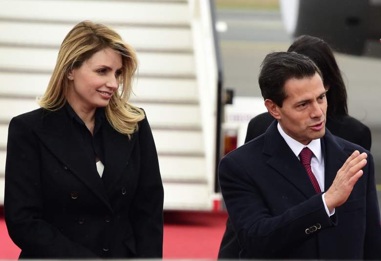 El presidente de M&eacute;xico, Enrique Pe&ntilde;a Nieto y su esposa Ang&eacute;lica Rivera. (Getty)