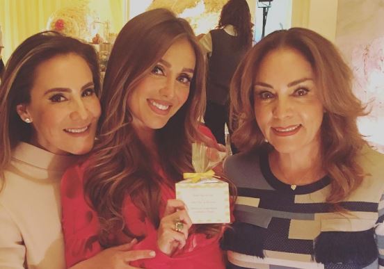 Anahí celebró su primer baby shower  (Foto Instagram)