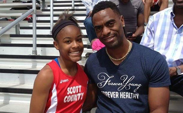  Trinity seguía los pasos de su famoso padre, el velocista Tyson Gay (Foto Facebook)