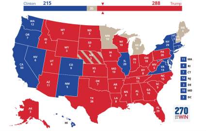 Clinton vs. Trump: Ver los Resultados y Mapa Electoral en Vivo y en Español Gratis
