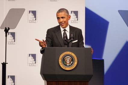 ¿Dónde estaba Sasha Obama durante el discurso de despedida de su papá Barack Obama?