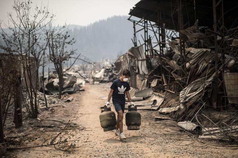 Chile incendo forestal