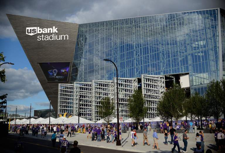 Estadio de US Bank en Minneapolis, Minnesota. (Getty)