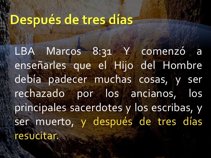 Marcos 8 :31, Versiculos de la Biblia Domingo de Resureccion, Pascua 2017
