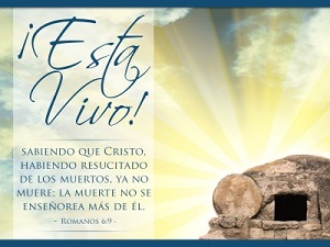 Romanos-6.9-2 , Versiculos de la Biblia Domingo de Resureccion, Pascua 2017