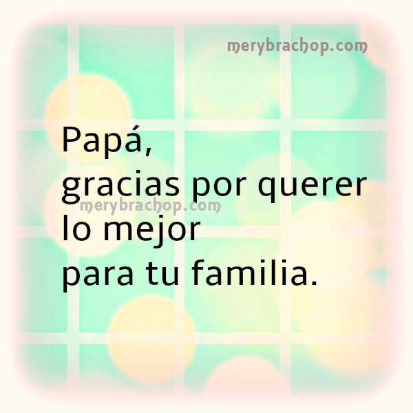 Frases de Agradecimiento para el Dia del Padre