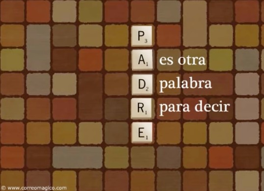tarjeta papa