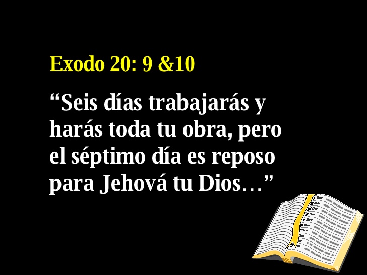 Exodos 20-9-10, Labor Day 2017, Versiculos de la Biblia para compartir