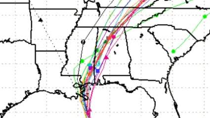 Huracán Nate Modelos de espaguetis: Última ruta y trayectoria [oct. 7]