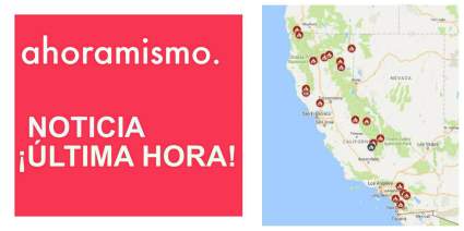 California – Mapa de Incendios: Lista de los fuegos cerca de mi [30 de julio]
