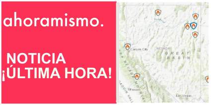 Nevada – Incendios 2018: Mapa y lista de los incendios  [7 de julio]