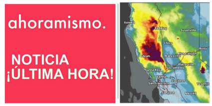 California-Mapa de incendios y humo [8 de agosto]