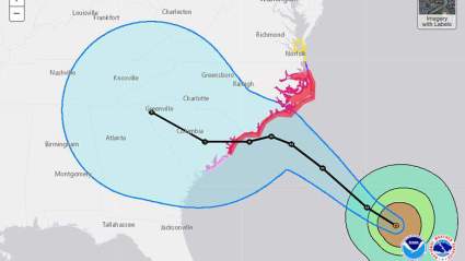 Huracán Florence Charleston, Carolina del Sur: Última Trayectoria y pronóstico del tiempo