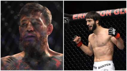 VER: Zubaira Tukhugov ataca a Conor McGregor después de la pelea con Khabib
