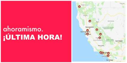 California – Mapa: LISTA de los Fuegos cerca de mí [15 de Noviembre]