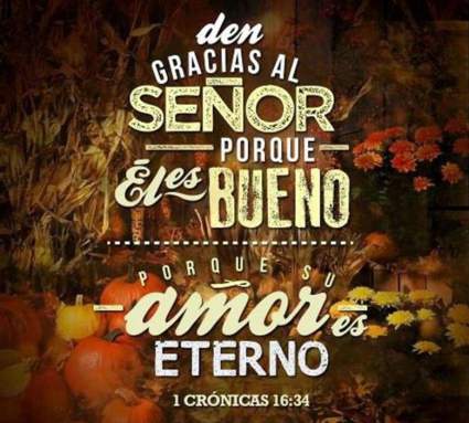 Acción de Gracias 2018: versículos de la Biblia para compartir