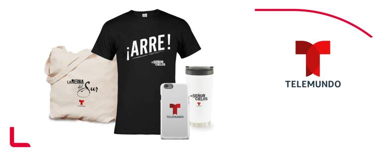 ¿Dónde comprar los productos de las series de Telemundo? novelas, programas, Universo