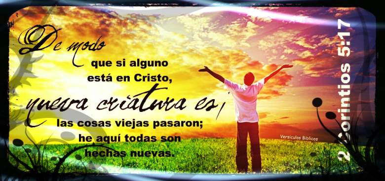 !Feliz Año Nuevo 2019!: Versículos de la Biblia para compartir, 2 Corintios 5:17