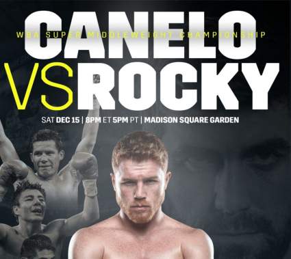 “Canelo” vs. Rocky”: ¿A qué HORA empieza la pelea?