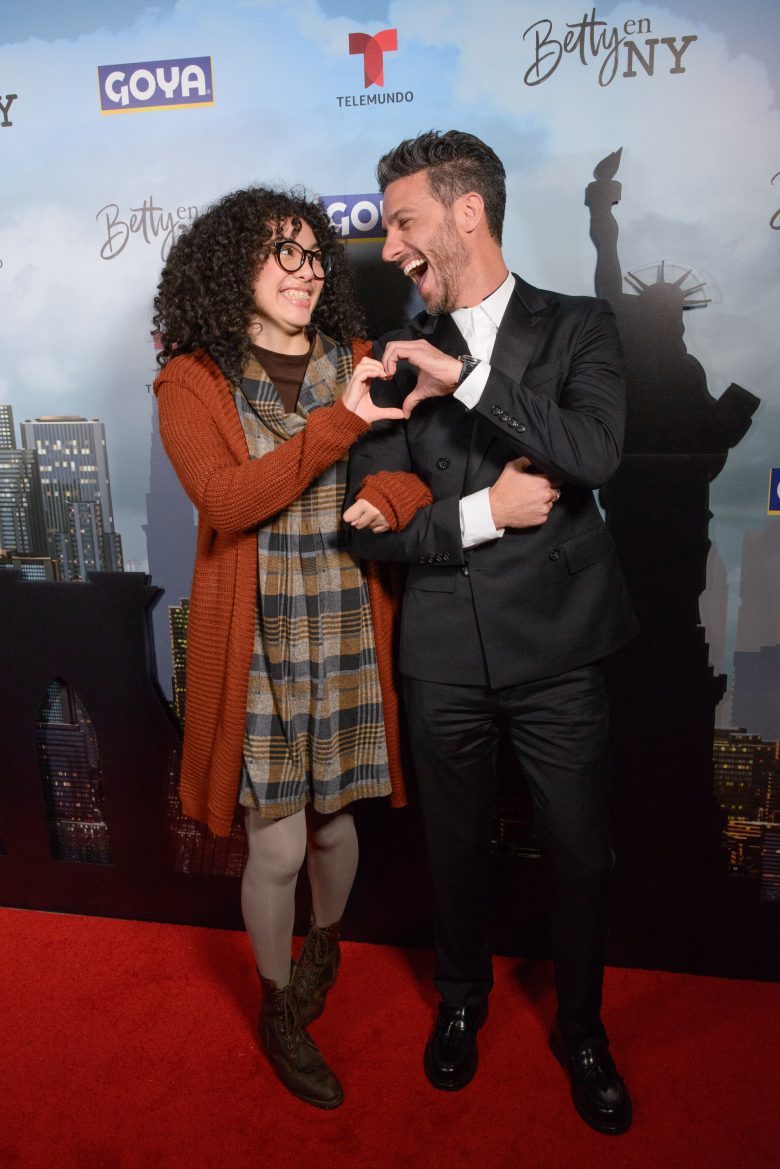 Presentación de Betty en New York con su elenco