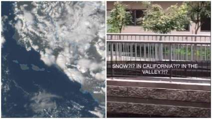 ¿Nieve en los Ángeles? Las fotos y videos que tienes que ver