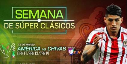 LIVE STREAM: América vs. Chivas de Guadalajara en vivo hoy