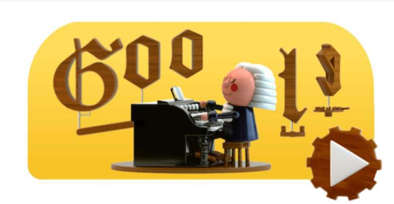 Google Doodle en homenaje a Johann Sebastian Bach