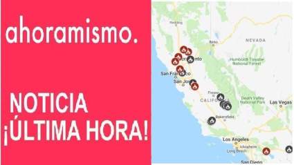 California-Mapa incendios Julio 2019: Lista de fuegos cerca de mí [15 de julio]