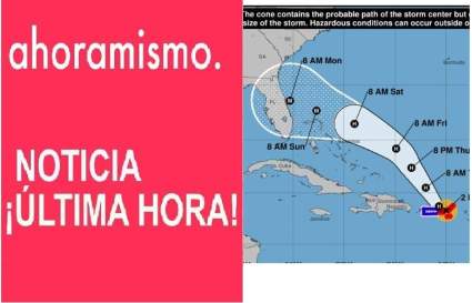 Huracán Dorian: Actualizaciones del Centro Nacional de Huracanes 28 Agosto