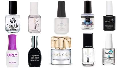 10 Mejores capas de esmalte para uñas