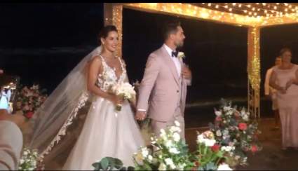 El bello traje de novia de Cármen Villalobos y su boda en Cartagena – VÍDEO