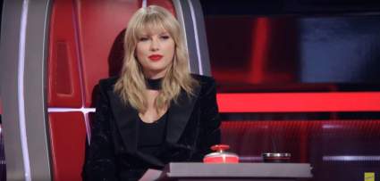 Taylor Swift sorprendió en “The Voice”:¿Qué hizo?