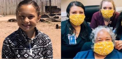 Muere en Texas niña de 10 años que hacía mascarillas para enfermeras: Cómo murió?