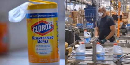 Clorox aumenta producción de toallitas desinfectantes contra el COVID-19: Cuándo estarán disponibles?