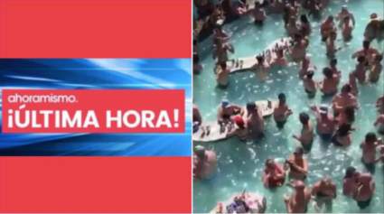 [VIDEO] Multitud de personas abarrota piscina en Missouri ignorando distanciamiento social