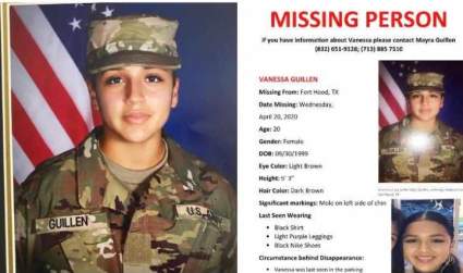 “Restos mortales hallados en Fort Hood no son de Vanessa Guillén”: dice Ejército