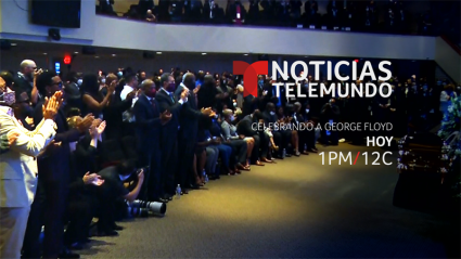Noticias Telemundo presenta: Celebrando a George Floyd ¿Cuándo, Cómo verlo?