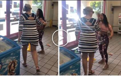 Tamara Harrian abofeteada en la cara al confrontar mujer latina en gasolinera de Arizona