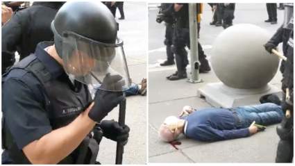 Aaron Torgalski es acusado de empujar al anciano de 75 años, Video de la Policía de NY