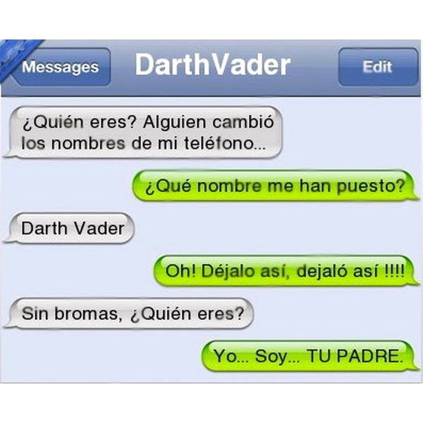 Mira las conversaciones chistosas en WhatsApp Mira las conversaciones chistosas en WhatsApp