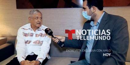 Andrés Manuel López Obrador habla con Noticias Telemundo ¿Qué dijo de Donald Trump?